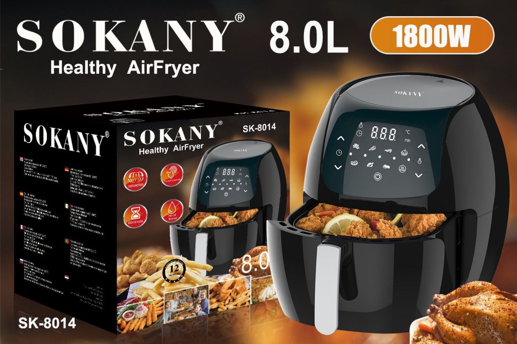 ម៉ាស៊ីនបំពងមិនប្រើខ្លាញ់ SOKANY