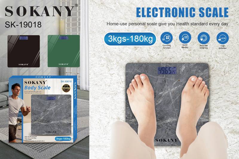 ជញ្ជីងថ្លឹងគីឡូមនុស្ស SOKANY