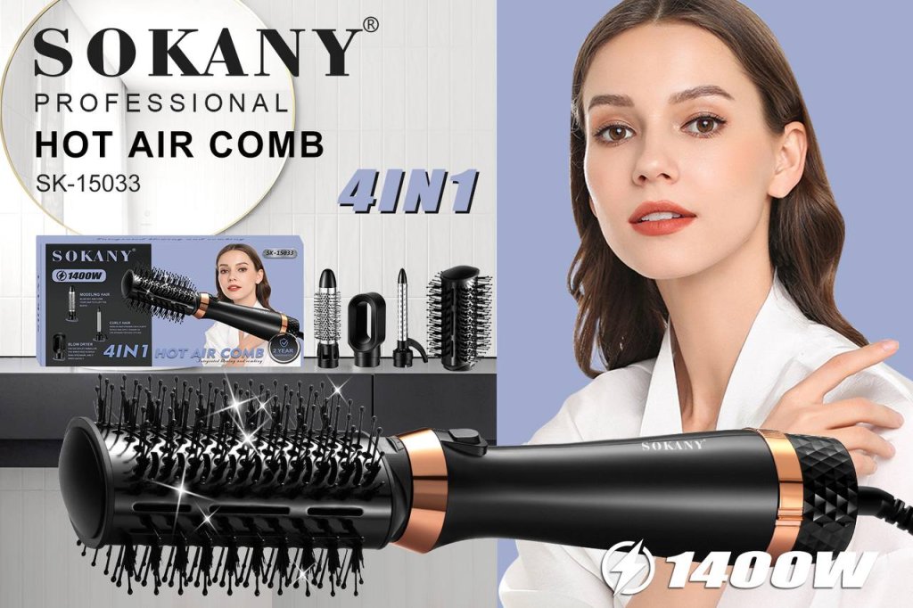 ម៉ាស៊ីនមូលនិងសិតសក់ដោយខ្យល់ SOKANY