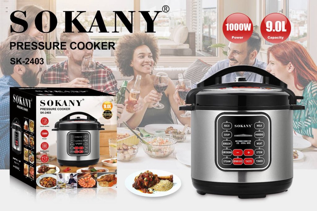 ឆ្នាំងកៀបផុយនិងដាំបាយអគ្គិសនី SOKANY